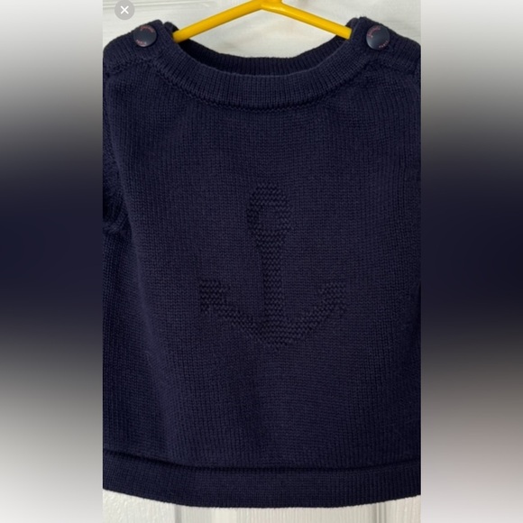 Jabari Paris Baby Boy Anchor Sweater Size 12 months - Picture 2 of 7